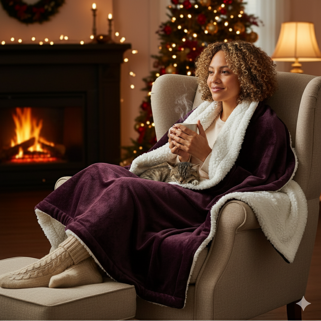 NANPIPER Sherpa Blanket