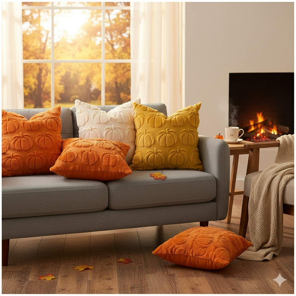 Fall Pillow Covers 4-pack