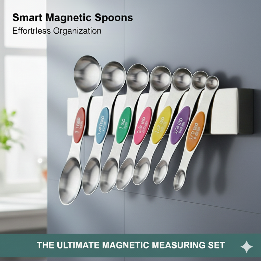 Why These Magnetic Measuring Spoons Are Every Cook's Secret Weapon