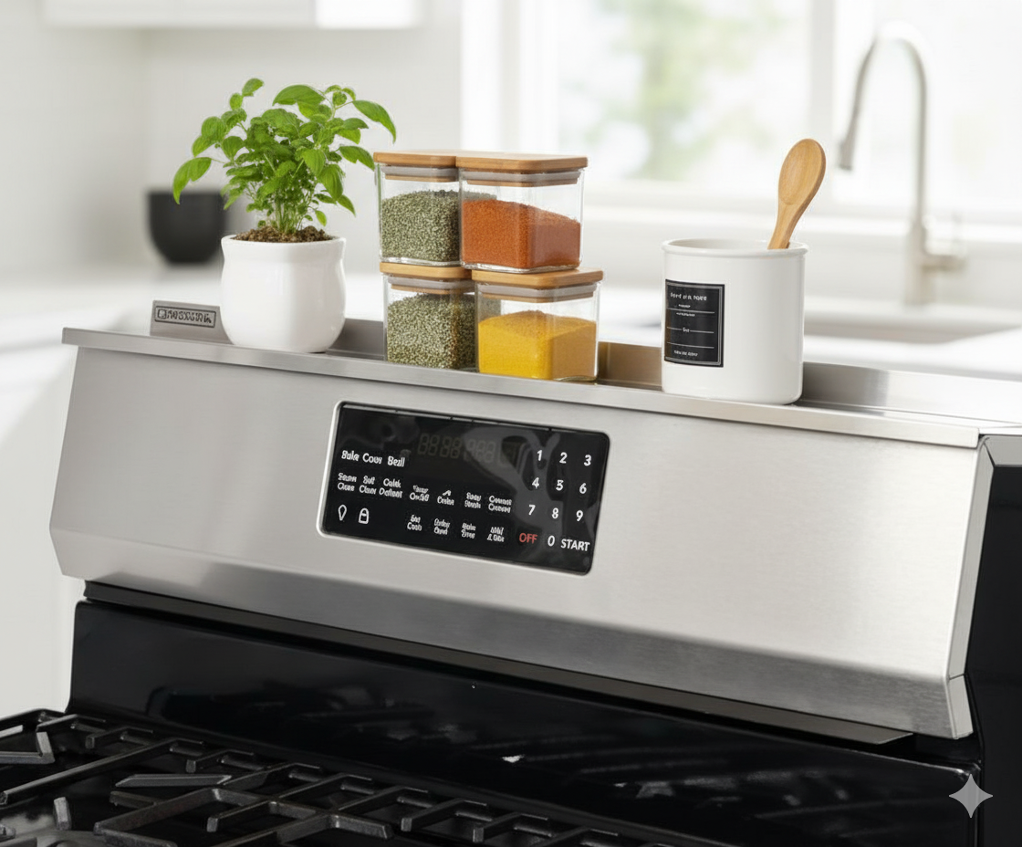 StoveShelf 30 Over Stove Spice Rack Organizer